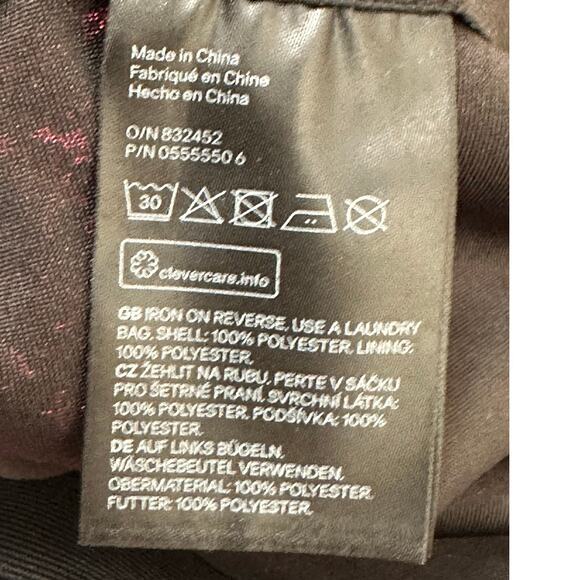 H&M Divided fuchsia sequin pull on mini skirt size Small - Picture 4 of 13